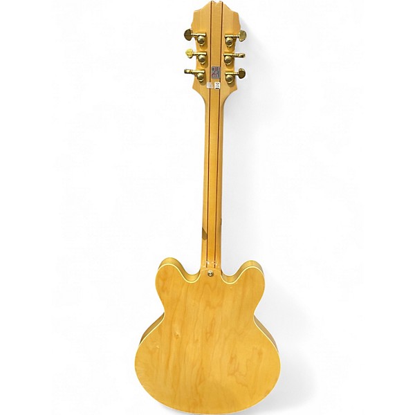 Used Epiphone Sheraton II Natural Hollow Body Electric Guitar