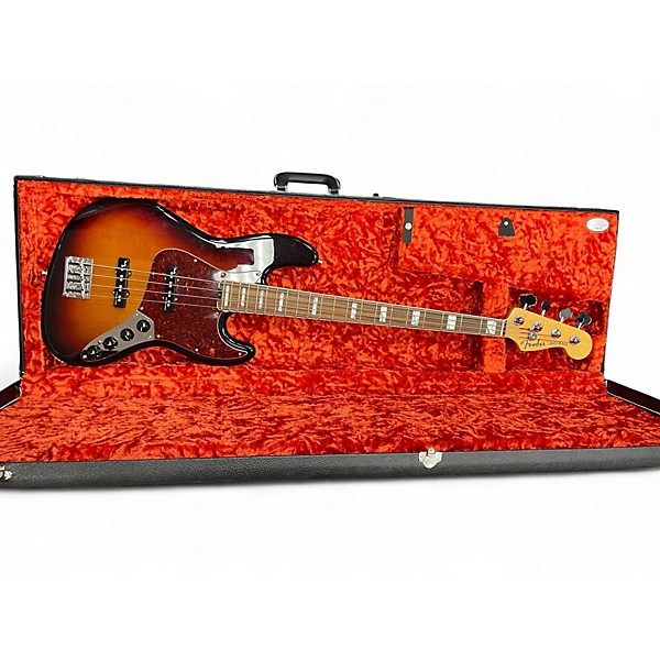 Used Fender JAZZ BASS 3 Color Sunburst Electric Bass Guitar