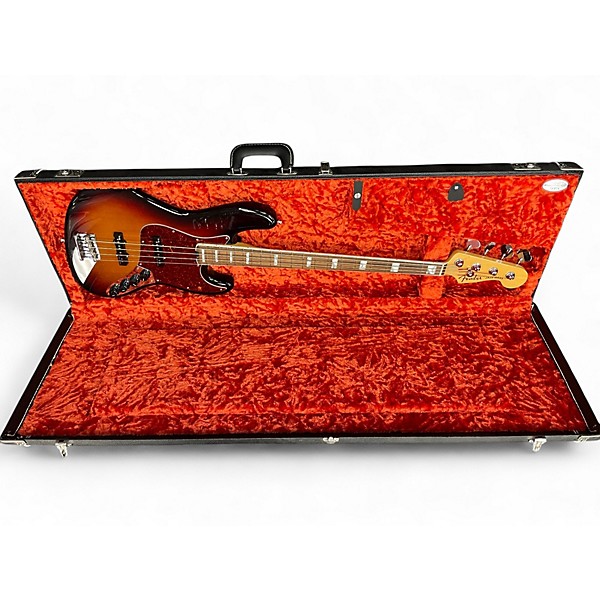 Used Fender JAZZ BASS 3 Color Sunburst Electric Bass Guitar