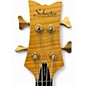 Used Schecter Guitar Research Stiletto Custom 4 String Natural Electric Bass Guitar