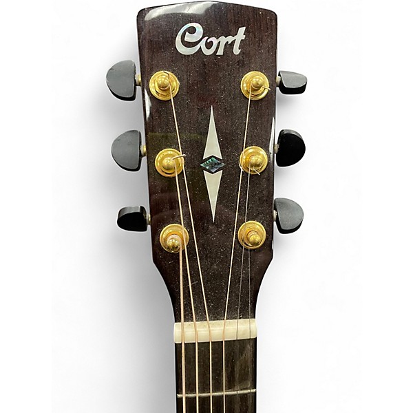 Used Cort GA PF Bevel Natural Acoustic Electric Guitar