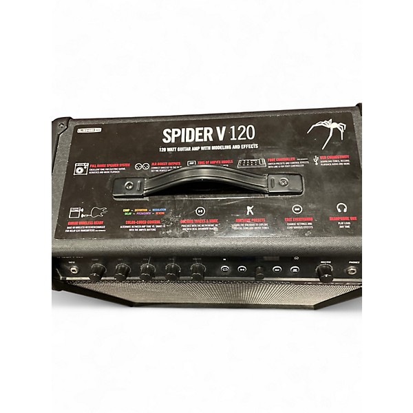 Used Line 6 Spider V 120 1x12 Guitar Combo Amp