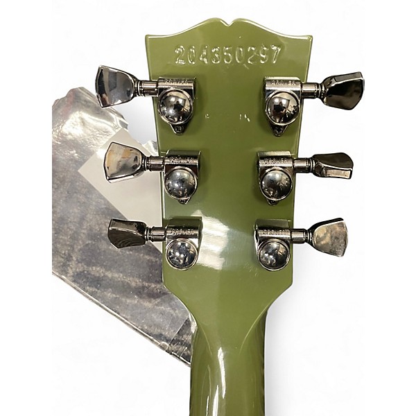 Used Gibson Les Paul Studio Dark Olive Drab Solid Body Electric Guitar