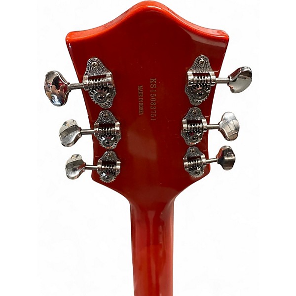 Used Gretsch Guitars G5420 LH Orange Hollow Body Electric Guitar