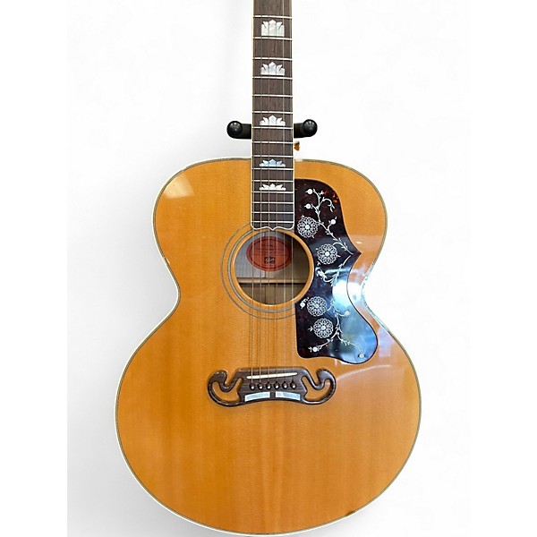 Vintage 1995 Gibson J200 Natural Acoustic Guitar