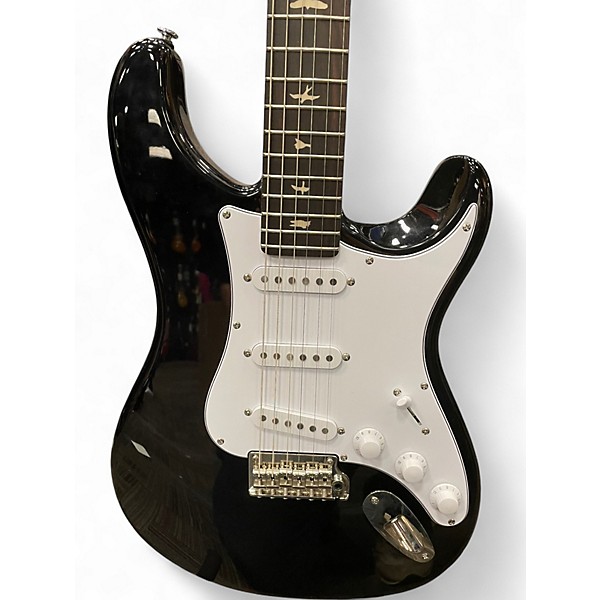 Used PRS SE Silver Sky Piano Black Solid Body Electric Guitar