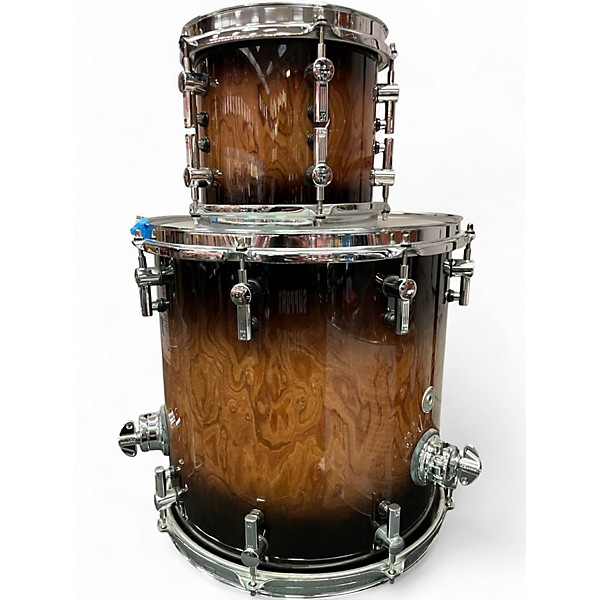 Used SONOR 4 Piece Prolite Walnut Burst Drum Kit