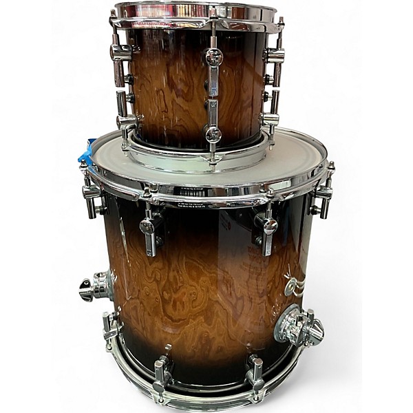 Used SONOR 4 Piece Prolite Walnut Burst Drum Kit
