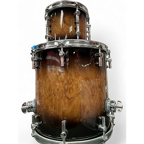 Used SONOR 4 Piece Prolite Walnut Burst Drum Kit