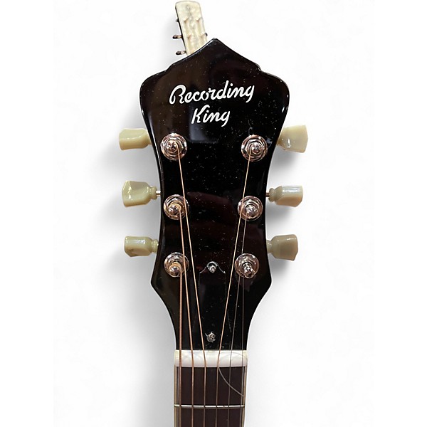 Used Recording King RR-36 Black Resonator Guitar