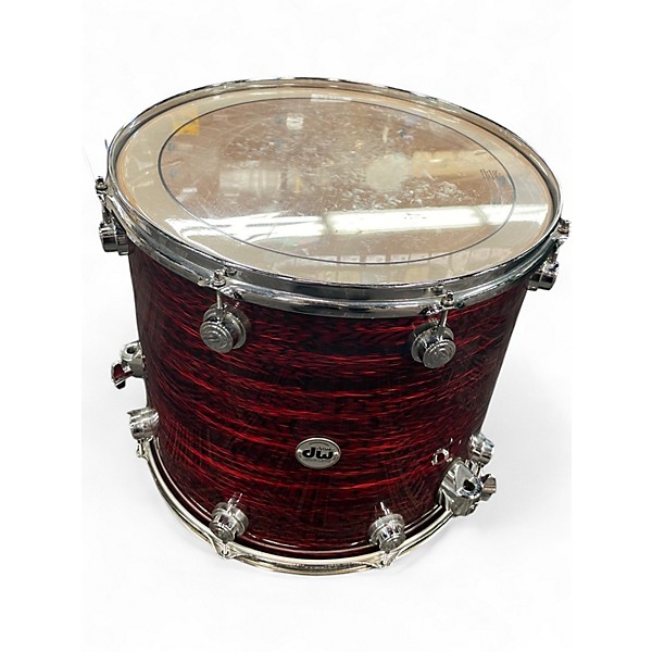 Used DW 4 Piece Collector's Series RED Drum Kit