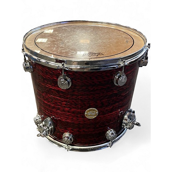Used DW 4 Piece Collector's Series RED Drum Kit