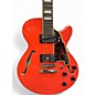 Used D'Angelico Premier Series SS Orange Hollow Body Electric Guitar