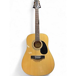 Used Mitchell MD100S12E Natural 12 String Acoustic Electric Guitar
