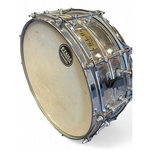 Used TAMA 6X14 Sound Lab Project Snare Silver Drum