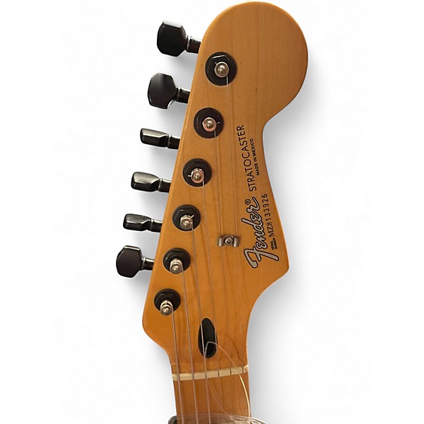 Used Fender STRATOCASTER Black Solid Body Electric Guitar