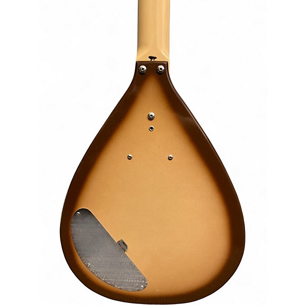 Used 1970s Danelectro Bellzouki two tone tan burst Solid Body Electric Guitar