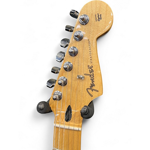 Used Fender Player Stratocaster Black Solid Body Electric Guitar