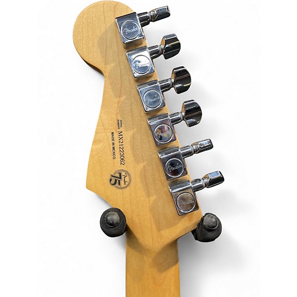 Used Fender Player Stratocaster Black Solid Body Electric Guitar