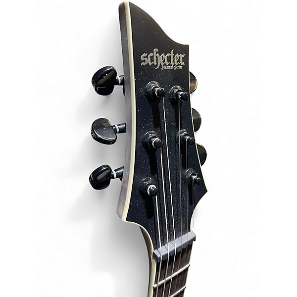 Used Schecter Guitar Research C-1 S HT SLS ELITE "EVIL TWIN" ELECTRIC GUITAR Satin Black Solid Body Electric Guitar
