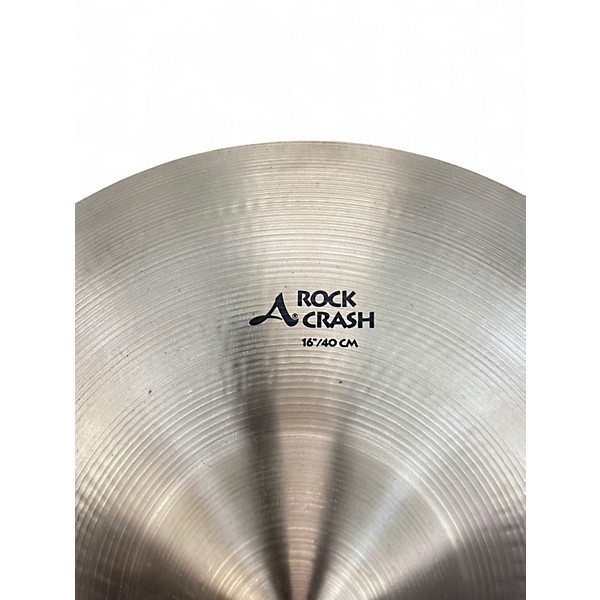 Used Zildjian 16in A Series Rock Crash Cymbal