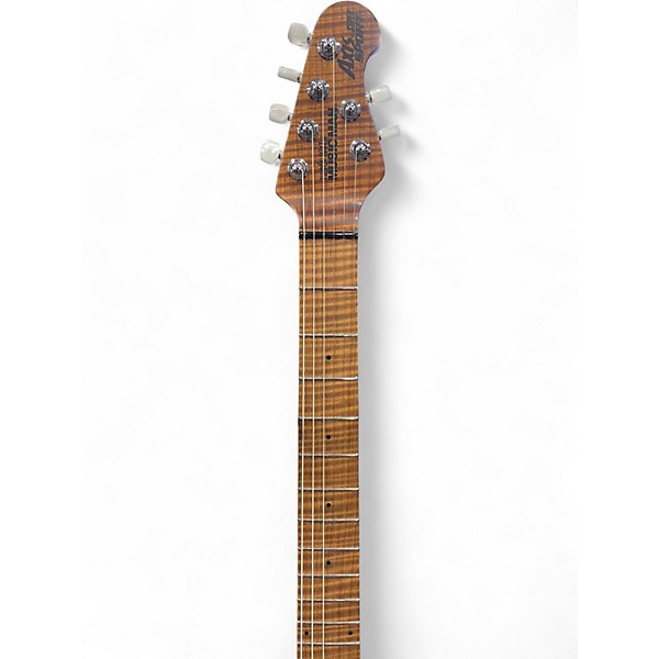 Used 2025 Ernie Ball Music Man Axis Super Sport HH Honey Pot Flame Solid Body Electric Guitar