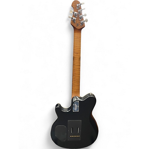 Used 2025 Ernie Ball Music Man Axis Super Sport HH Honey Pot Flame Solid Body Electric Guitar