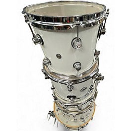 Used DW 5 Piece Design Series Arctic White Drum Kit