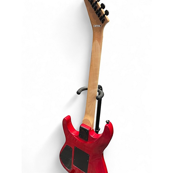 Used Jackson JS34Q Dinky Trans Crimson Red Solid Body Electric Guitar