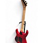Used Jackson JS34Q Dinky Trans Crimson Red Solid Body Electric Guitar