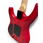 Used Jackson JS34Q Dinky Trans Crimson Red Solid Body Electric Guitar