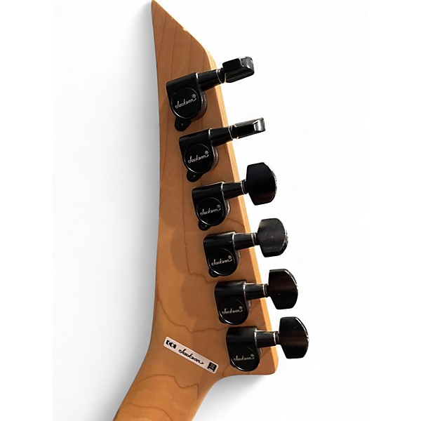 Used Jackson JS34Q Dinky Trans Crimson Red Solid Body Electric Guitar