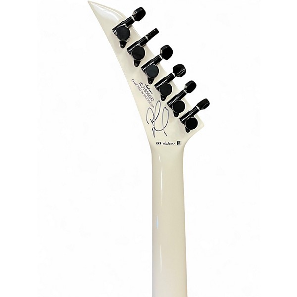 Used Jackson Pro Series Signature Phil Demmel Demmelition Fury Snow White Solid Body Electric Guitar