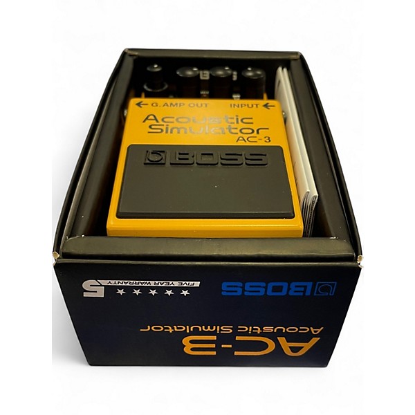Used BOSS AC3 Acoustic Simulator Effect Pedal | Guitar Center