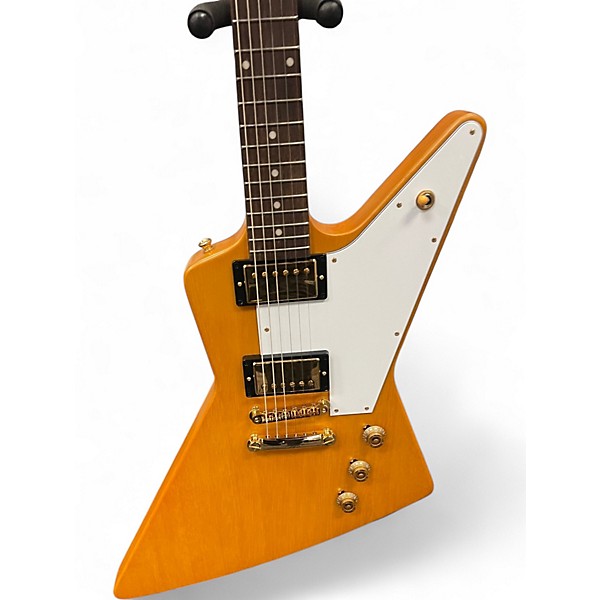 Used Epiphone Inspired By Gibson Explorer Natural Solid Body Electric Guitar
