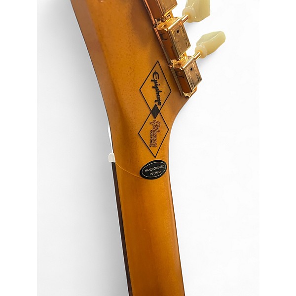 Used Epiphone Inspired By Gibson Explorer Natural Solid Body Electric Guitar