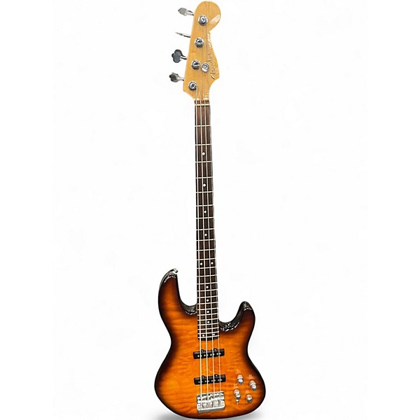 Used Fender Active Jazz Bass 2 Color Sunburst Electric Bass Guitar
