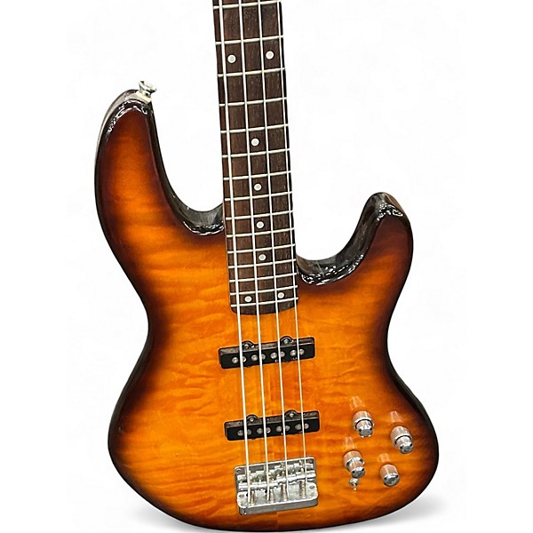 Used Fender Active Jazz Bass 2 Color Sunburst Electric Bass Guitar
