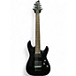 Used Schecter Guitar Research Omen 7 Black Solid Body Electric Guitar thumbnail