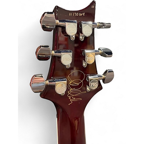 Used 2011 PRS 25th Anniversary Hollowbody II 10-Top CB Purple Iris Hollow Body Electric Guitar