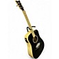 Used Esteban Eldorado Black and White Acoustic Electric Guitar thumbnail