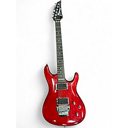 Used Ibanez JS100 Joe Satriani Signature Crimson Red Trans Solid Body Electric Guitar