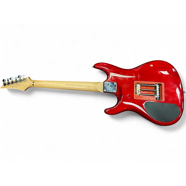 Used Ibanez JS100 Joe Satriani Signature Crimson Red Trans Solid Body Electric Guitar