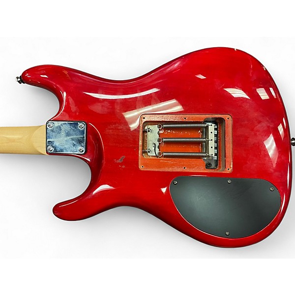 Used Ibanez JS100 Joe Satriani Signature Crimson Red Trans Solid Body Electric Guitar