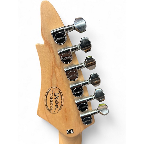 Used Laguna LE300 Black Solid Body Electric Guitar