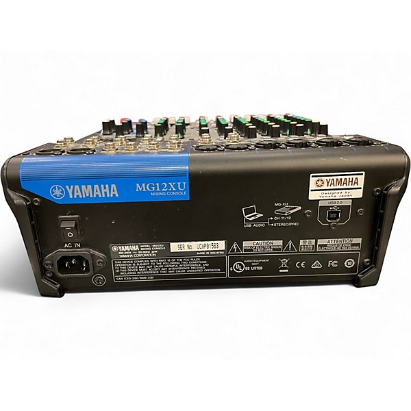 Used Yamaha MG12XU Unpowered Mixer