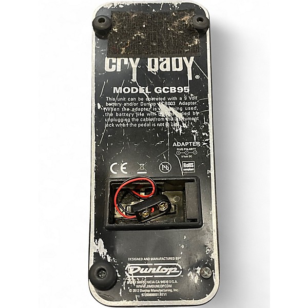 Used Dunlop GCB95 Original Crybaby Wah Effect Pedal