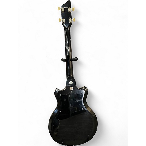 Used 1960s Supro Pocket Bass Black Electric Bass Guitar