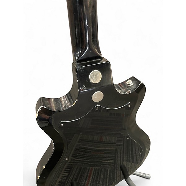 Used 1960s Supro Pocket Bass Black Electric Bass Guitar