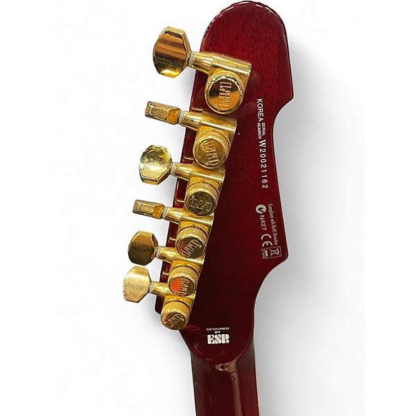 Used ESP LTD PHOENIX 1000 DELUXE Wine Red Solid Body Electric Guitar